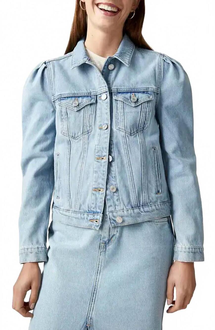 NEW SCOTCH & SODA organic cotton trucker jacket in denim